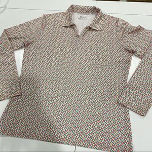 Bette and Court golf long sleeve top Sz M